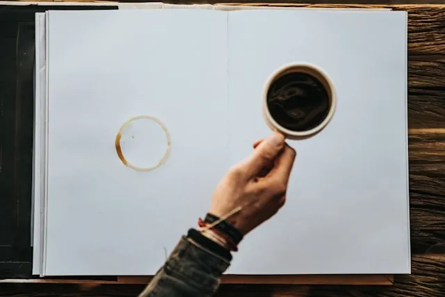 a coffee stain for stains on tablecloth