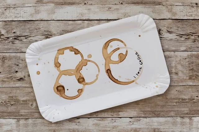 coffee rings for how to get coffee stain out of tablecloth