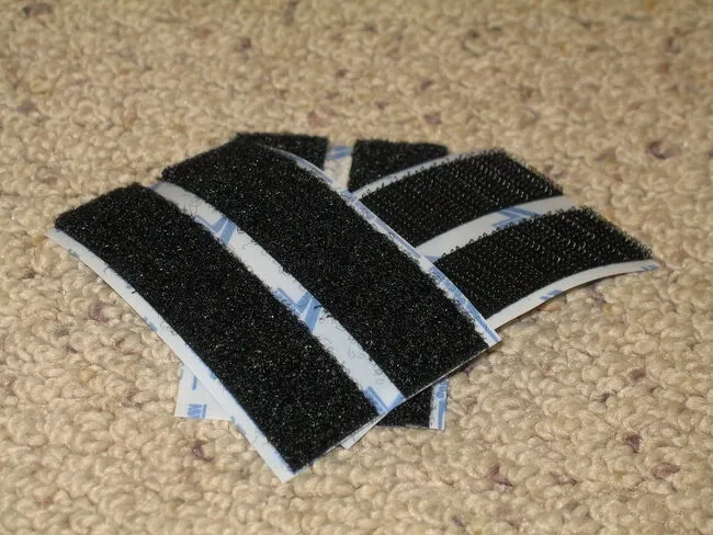 peel-and-stick hook-and-loop strips for how to add velcro to a patch