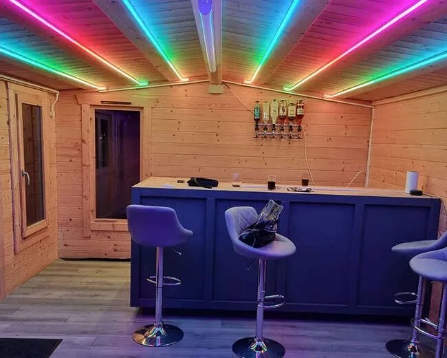 bar lighting for neon rope light ideas