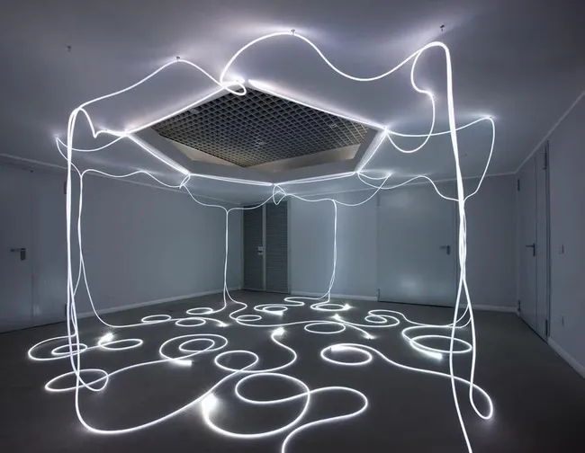 art installation for neon rope light ideas