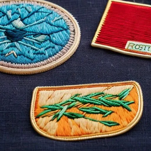 a selection of iron-on patches for how to remove patch glue