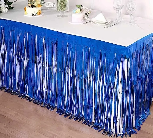 a tassel table skirt for how to attach table skirt without clips