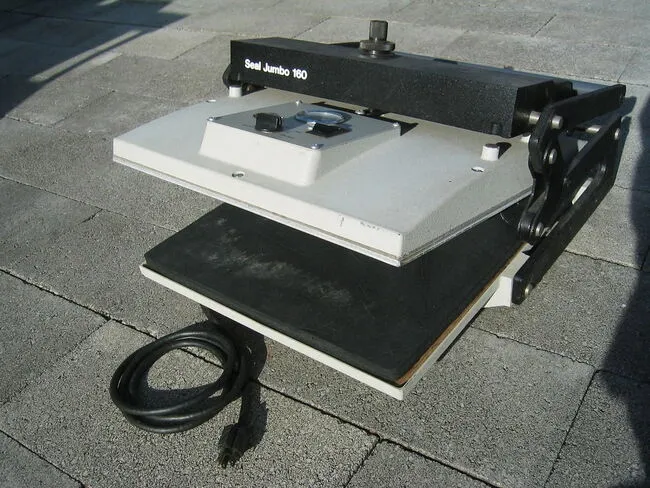 a photo of a heat press for can you use a heat press for iron-on patches