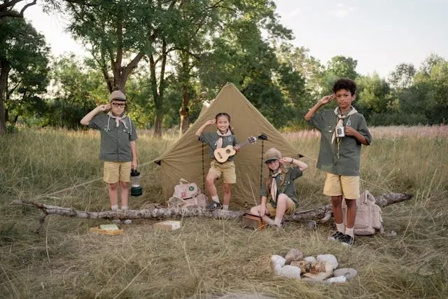 scouts with patches on their shirts for how to sew a patch onto a shirt