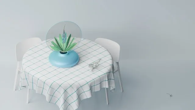 a minimalist table decoration with a plastic table cover for how to make plastic tablecloths look nice