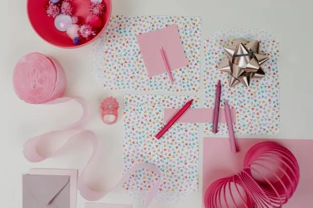 a small selection of party supplies for how to organize party supplies