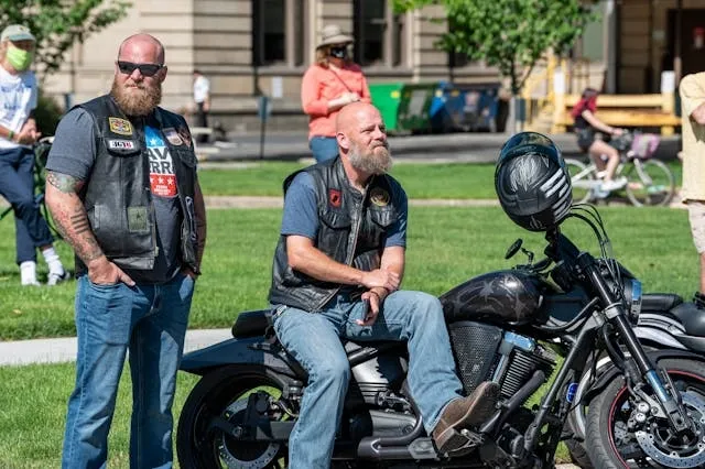 bikers wearing jeans for types of jeans men