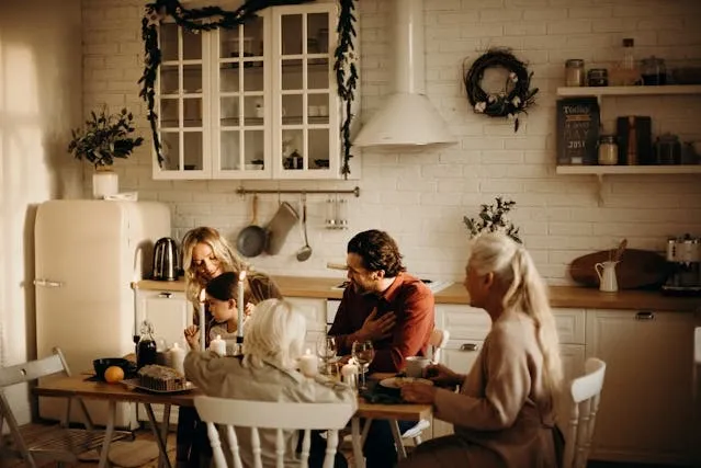 an intimate family meal for how wide is a dining room table