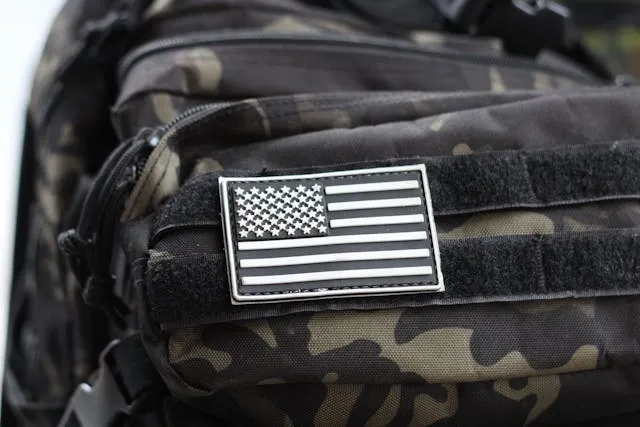 a backpack with a velcro us flag patch for how to put a patch on a backpack a backpack with a velcro us flag patch for how to put a patch on a backpack