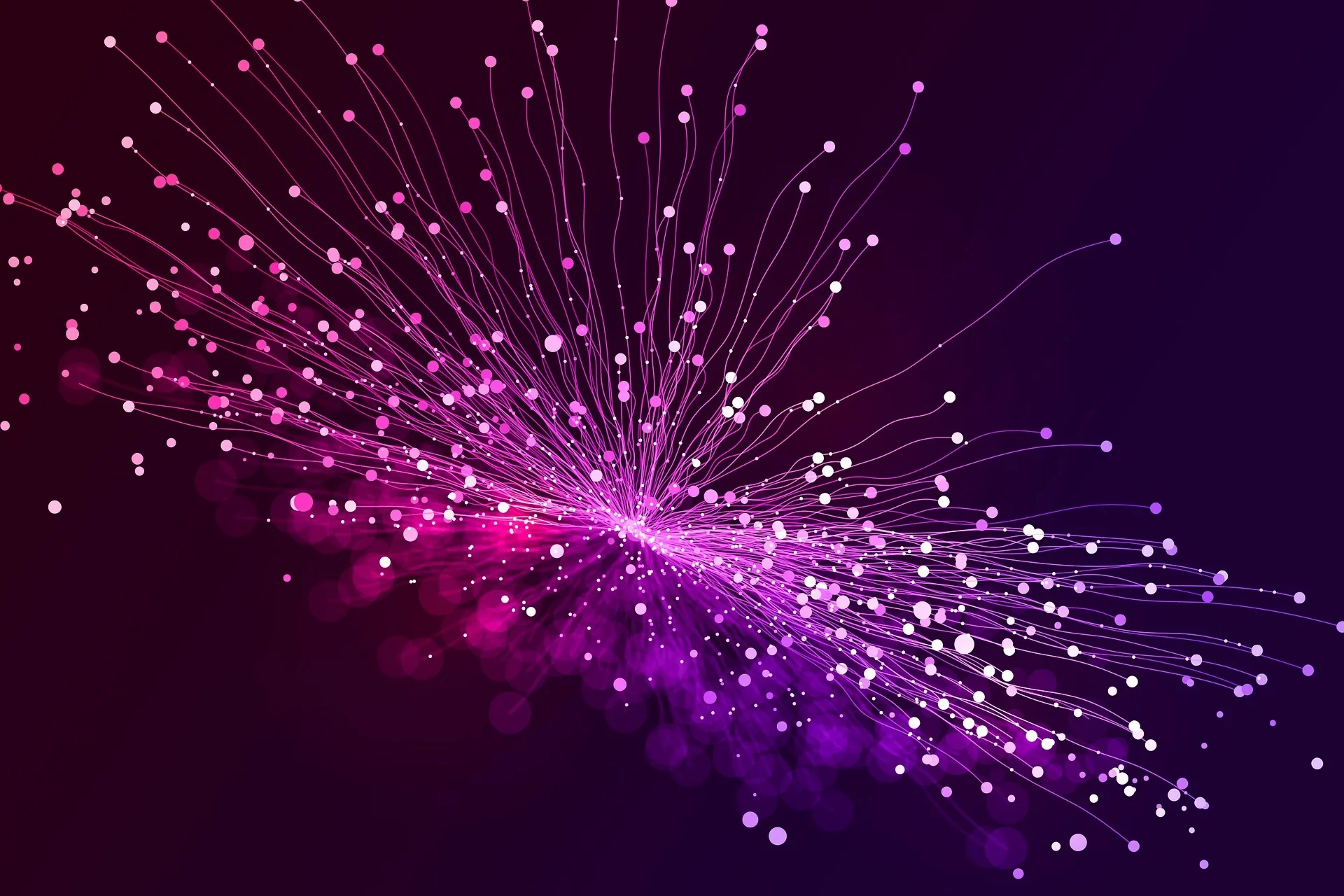 a dark interface with violet highlights for neon dark purple aesthetic