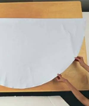 Round tablecloth folded in half for how to fold a round tablecloth