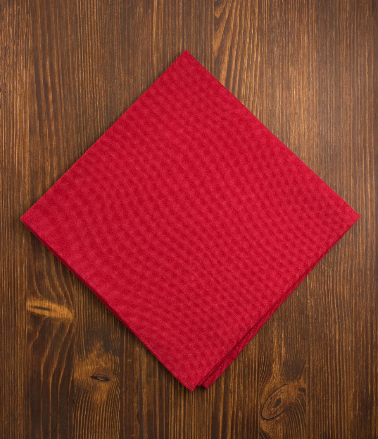 Cloth napkin with wooden background customnapkins